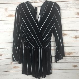BOBBI ROCCO STRIPED ROMPER SIZE LARGE